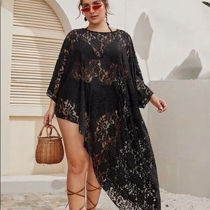🛍️4/$20 Asymmetrical Lace Cover Up